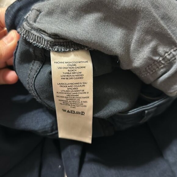 Anthro x Pilcro 32 Navy Dark Wash Stretch Straight Jeans - Picture 11 of 12